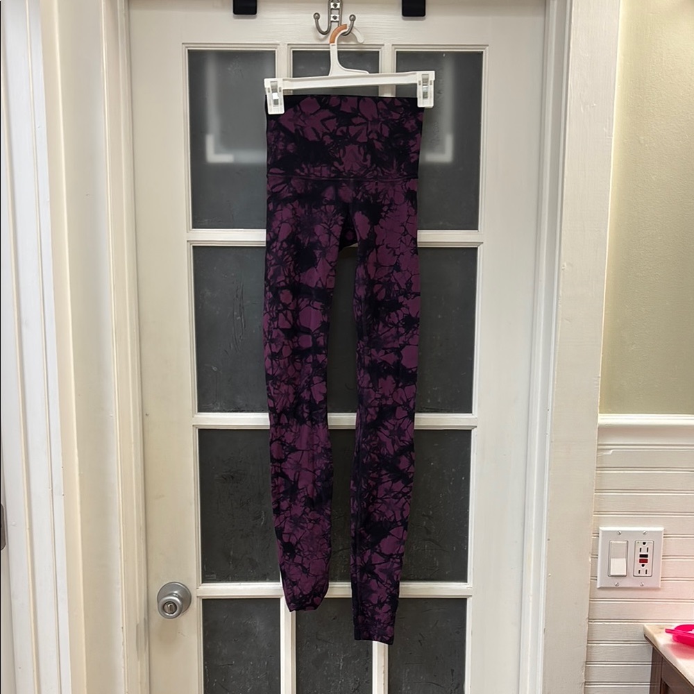 Purple Tie-Dye Lululemon Leggings